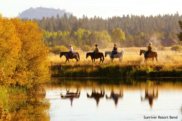 Bend, Oregon - Sunriver Resort, horse back riding, rondreis Amerika - opDroomreis.nu
