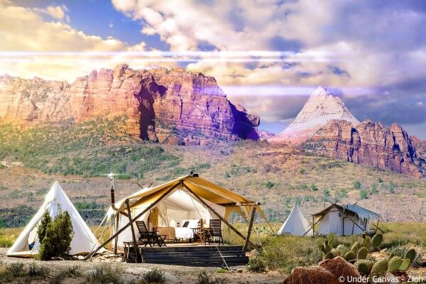 Zion NP, Zion Under Canvas - Safari Tent - rondreis Amerika, opDroomreis.nu