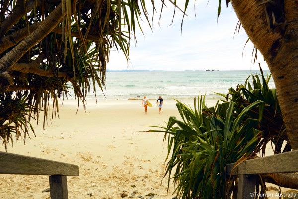 Byron Bay, Wategos Beach - rondreis Australië, opDroomreis.nu