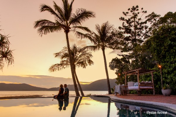 Elysian Retreat, sunset - Queensland, rondreis Australië - opDroomreis.nu