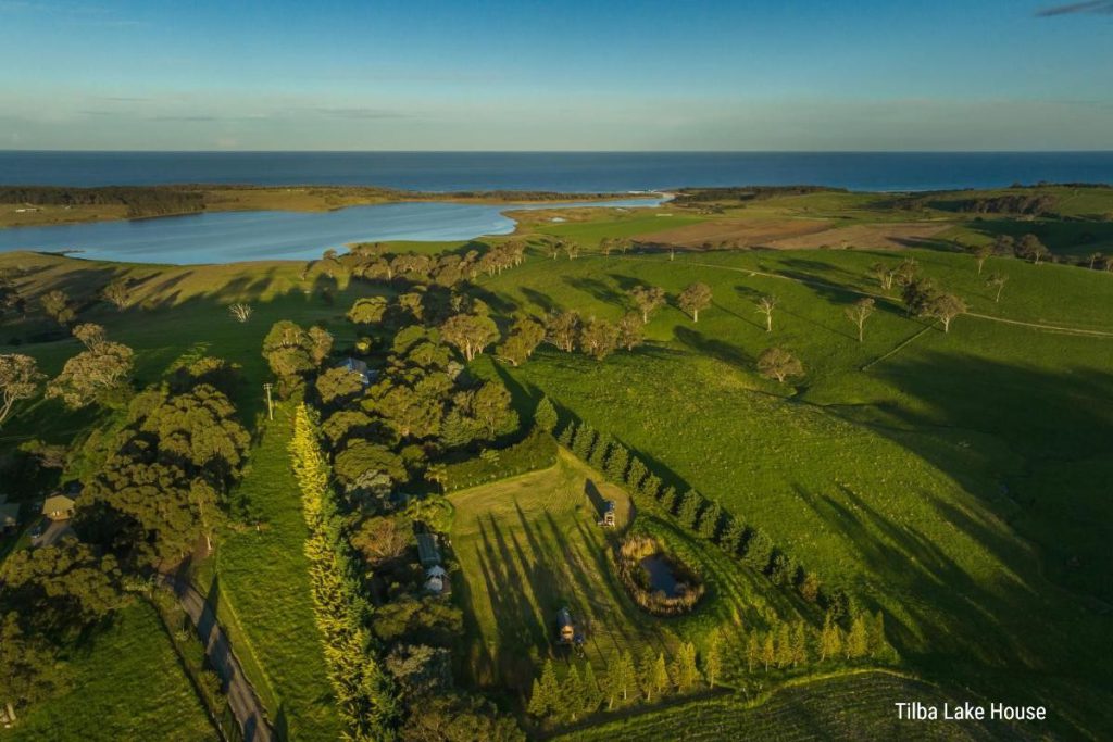 Tilba Lake House, overview - New South Wales, rondreis Australië - opDroomreis.nu